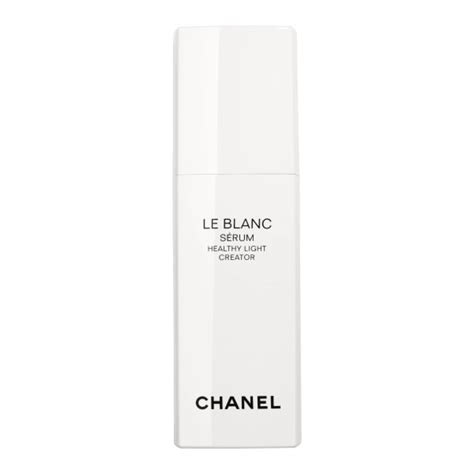 chanel le blanc serum healthy light creator ingredients|le blanc serum review.